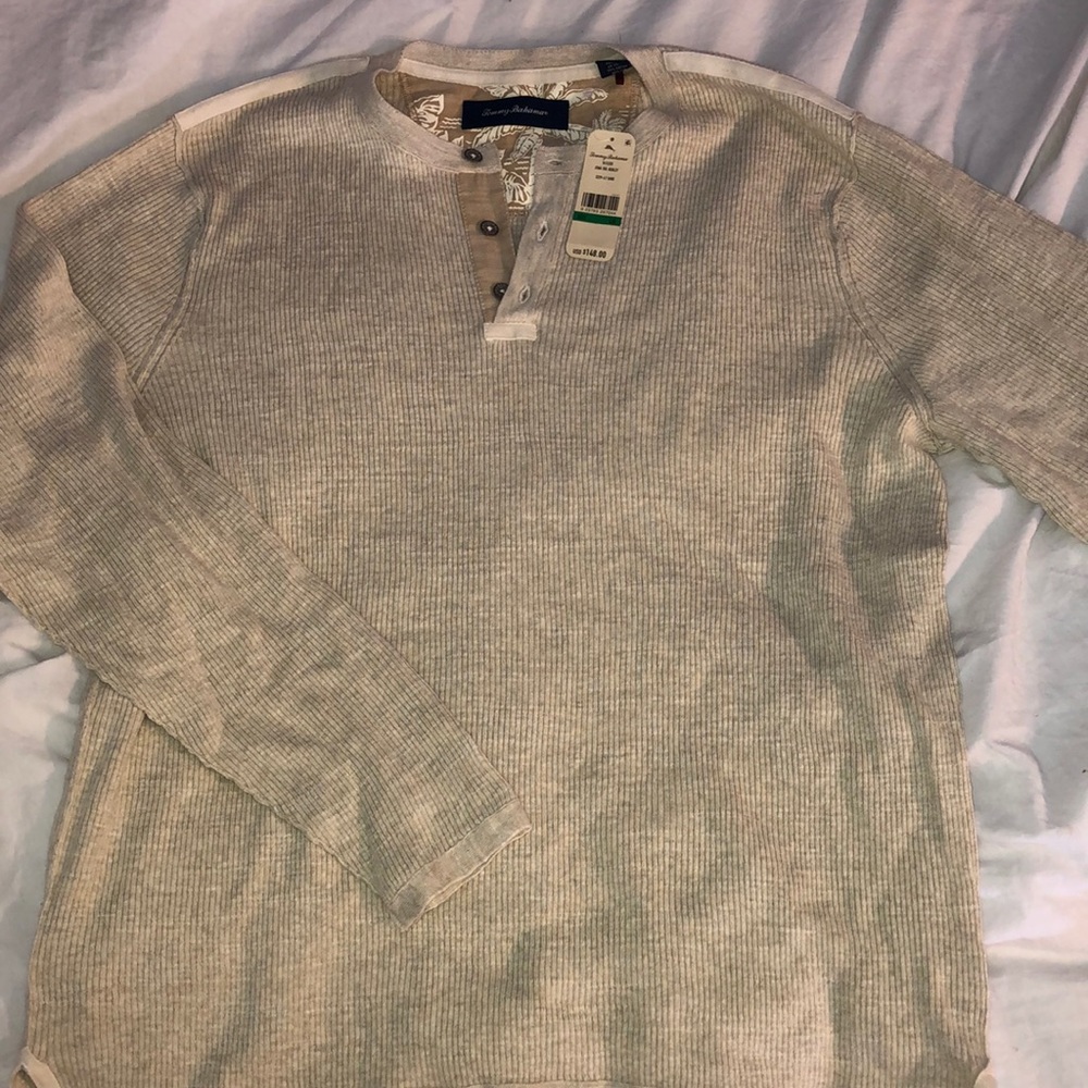Tan Tommy Bahama Long Sleeve